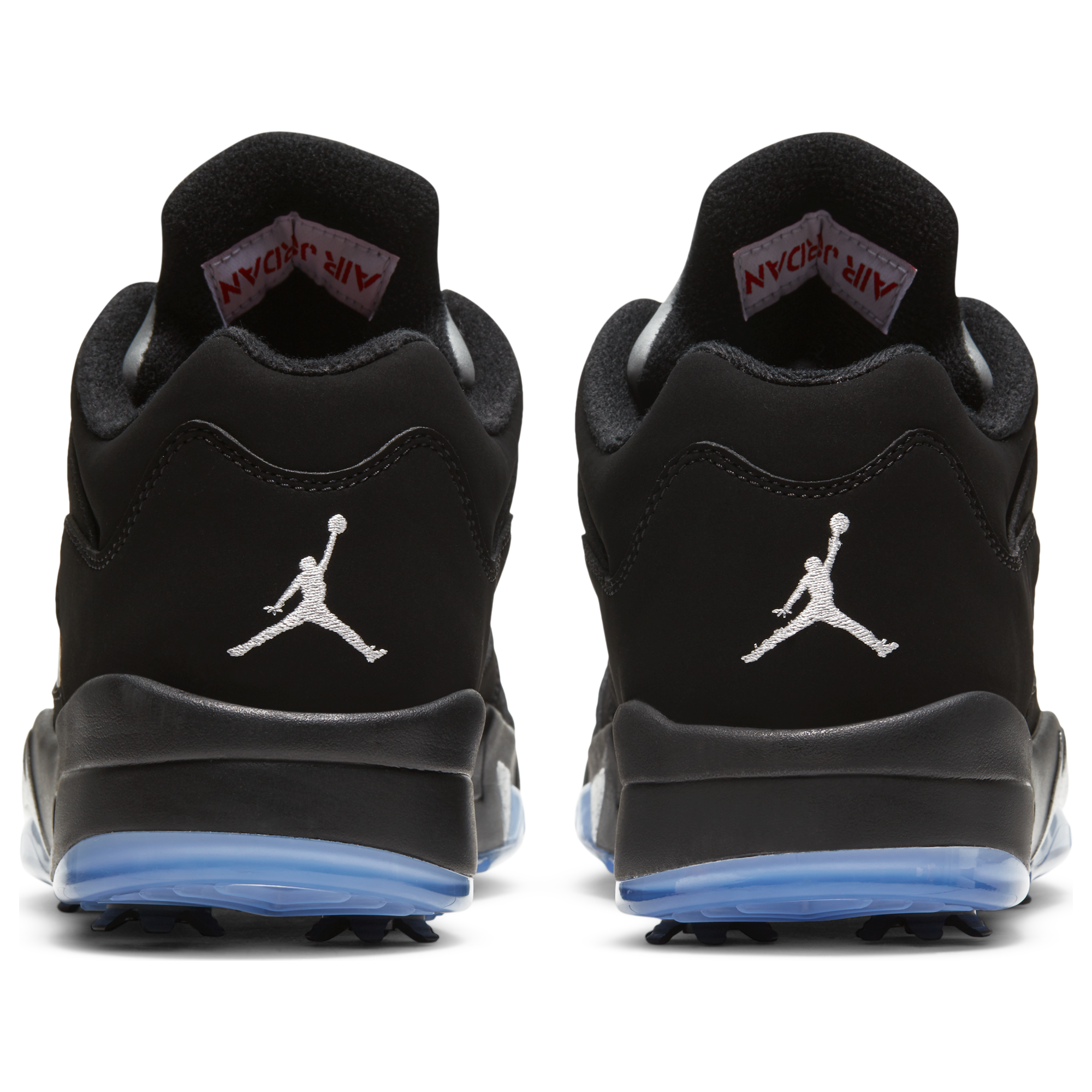 Air Jordan V Low Spiked Golf Shoe - Black/Metallic | NIKE | Golf